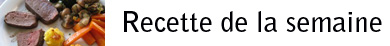 Recettes